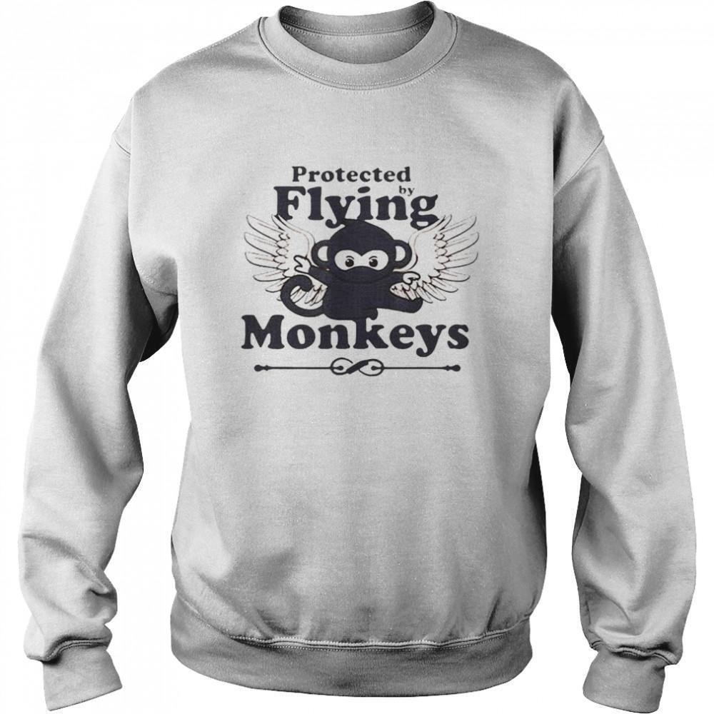 Protected By Flying Monkeys Ninja Sweatshirt